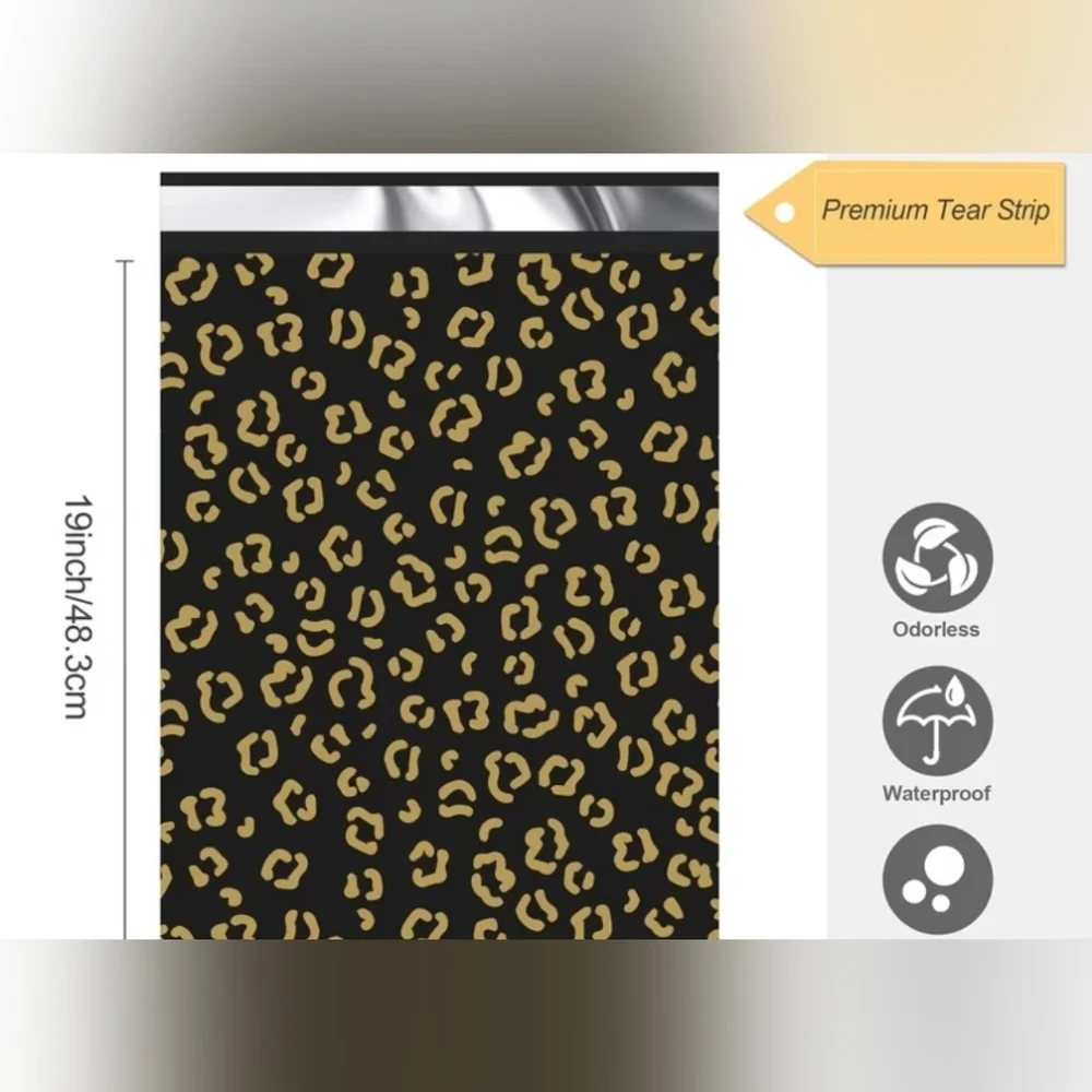 Poly Mailers 14.5x19 Leooard Print Qty 20